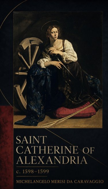Michelangelo Merisi da Caravaggio Saint Catherine of Alexandria II No6 - Póster