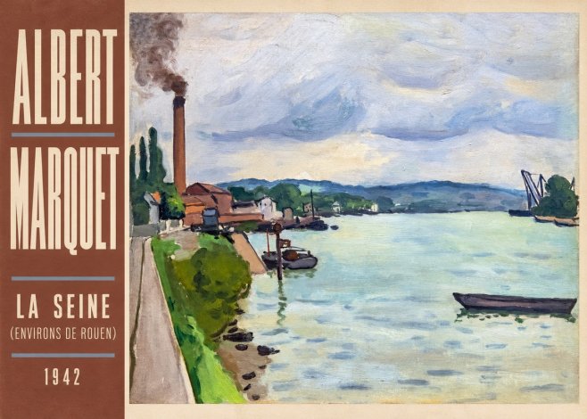 Albert Marquet La Seine (Environs De Rouen) No3 - Póster