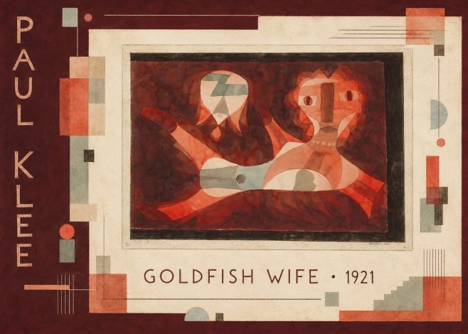 Paul Klee Goldfish Wife No2 - Póster