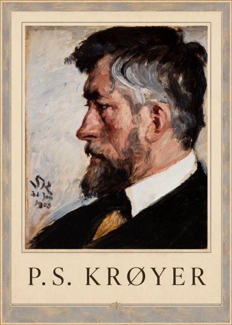 P.S. Krøyer Self-portrait IV No2 - Póster