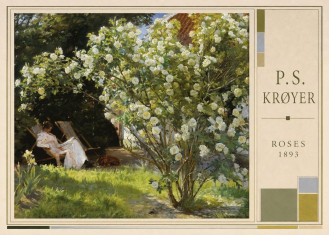 P.S. Krøyer Roses No3 - Póster
