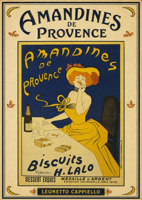 Leonetto Cappiello Amandines De Provence Biscuits H. Lalo III No3 - Póster