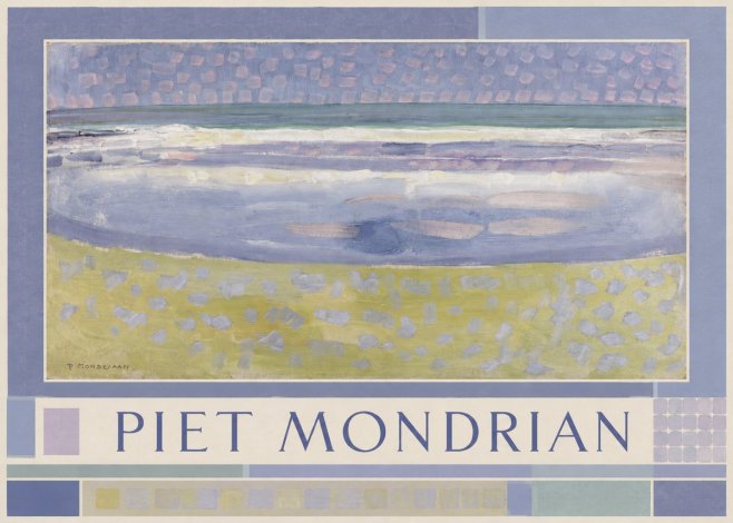 Piet Mondrian The Sea No1 - Póster