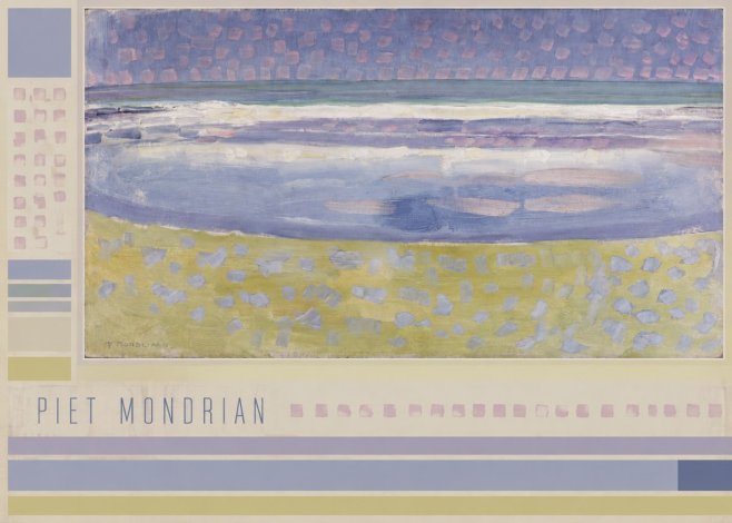 Piet Mondrian The Sea No2 - Póster