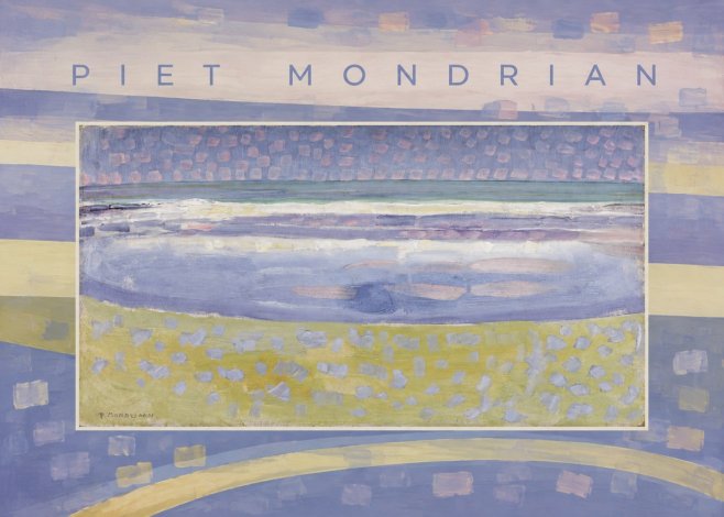 Piet Mondrian The Sea No5 - Póster