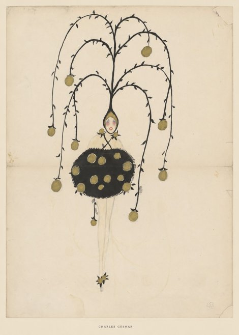 Charles Gesmar Figure with Hanging Orbs No5 - Póster