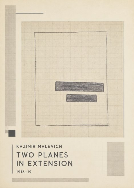 Kazimir Malevich Two Planes in Extension No1 - Póster