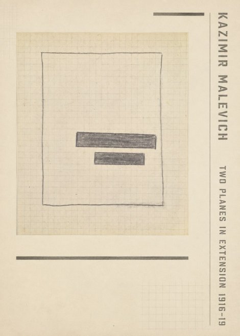 Kazimir Malevich Two Planes in Extension No2 - Póster