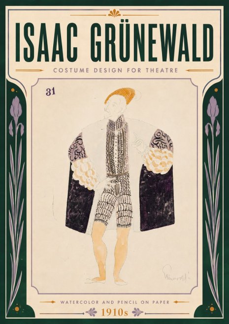 Isaac Grünewald Costume Design for Theatre No5 - Póster