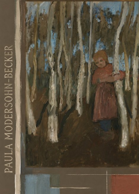 Paula Modersohn-Becker Girl in a Birch Forest No2 - Póster