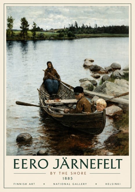 Eero Järnefelt By the Shore No6 - Póster