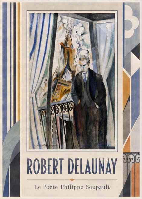 Robert Delaunay Le Poète Philippe Soupault No1 - Póster