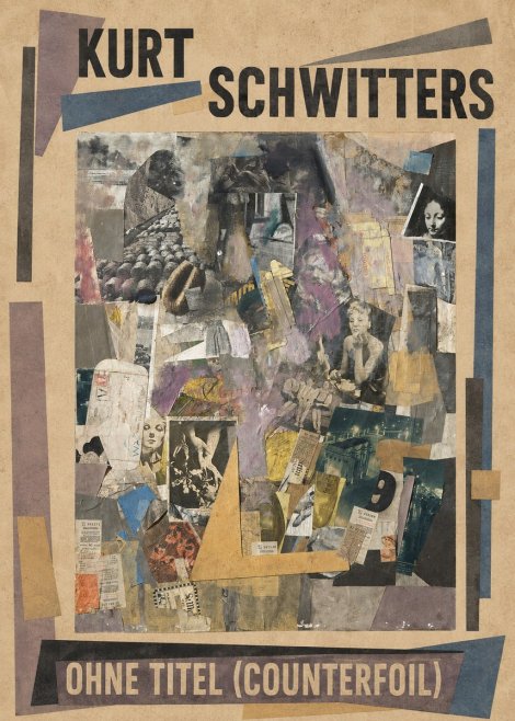 Kurt Schwitters Ohne Titel (Counterfoil) No1 - Póster