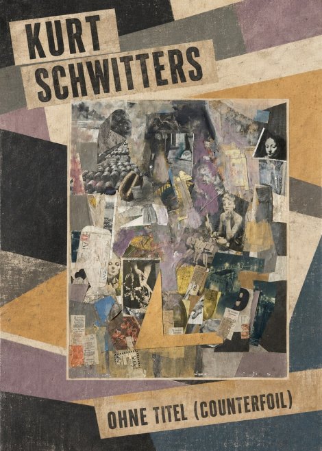 Kurt Schwitters Ohne Titel (Counterfoil) No4 - Póster