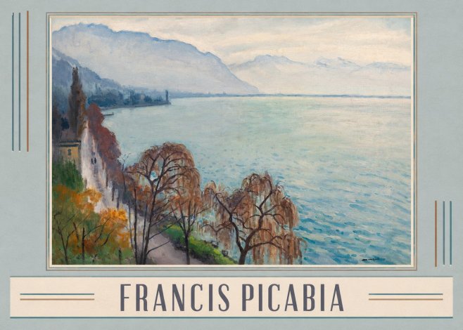 Francis Picabia Lac Léman No1 - Póster
