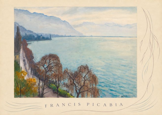 Francis Picabia Lac Léman No5 - Póster
