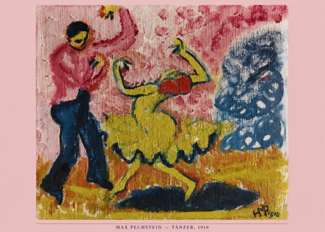 Max Pechstein Tänzer • 1910 No6 - Póster