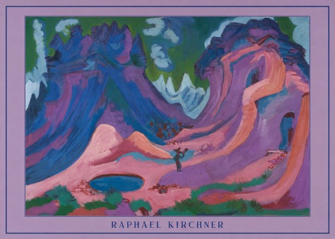 Raphael Kirchner Mountain Landscape II No3 - Póster