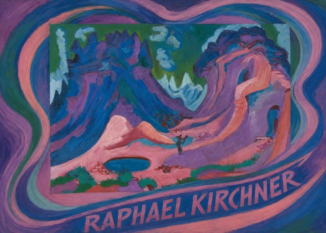 Raphael Kirchner Mountain Landscape II No4 - Póster