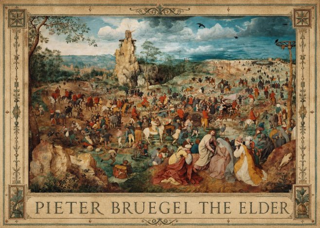 Pieter Bruegel The Procession to Calvary No1 - Póster