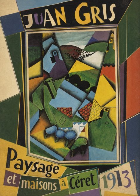 Juan Gris Paysage Et Maisons À Céret No5 - Póster
