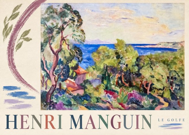 Henri Manguin Le Golfe No3 - Póster