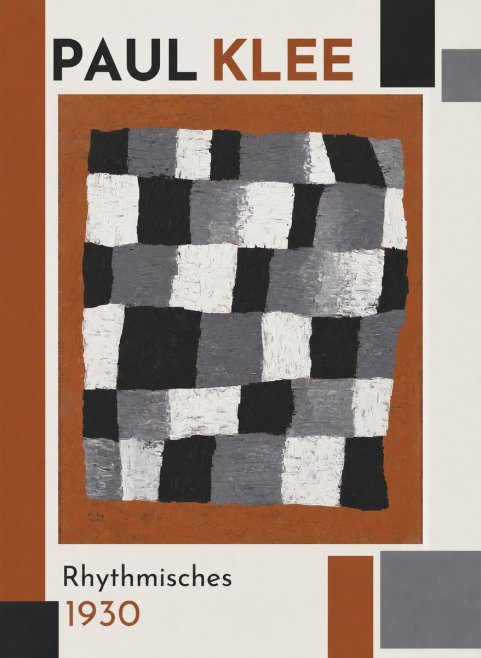 Paul Klee Rhythmisches No1 - Póster