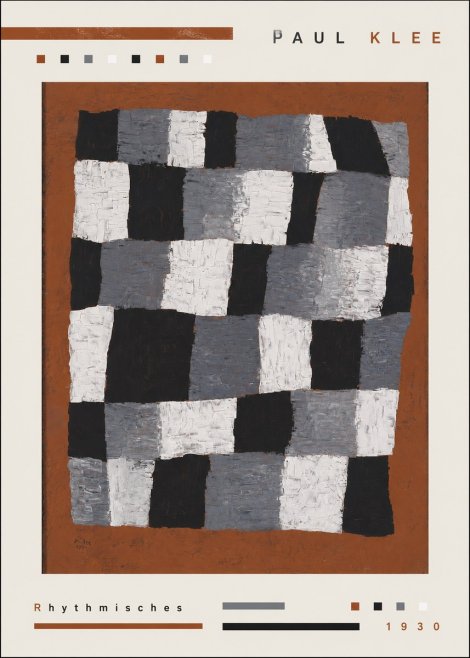 Paul Klee Rhythmisches No3 - Póster