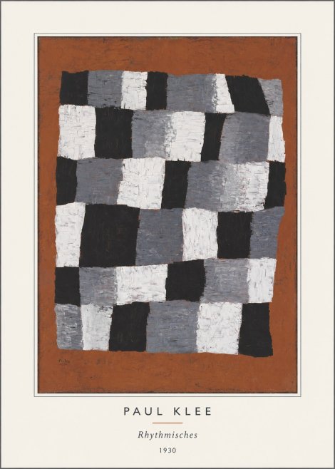 Paul Klee Rhythmisches No5 - Póster