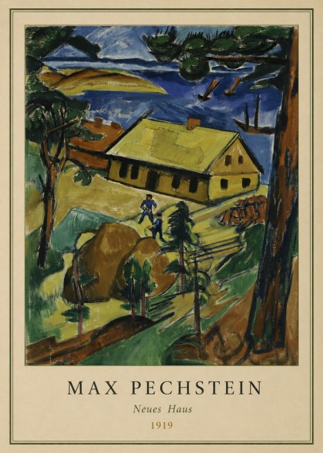 Max Pechstein Neues Haus No3 - Póster