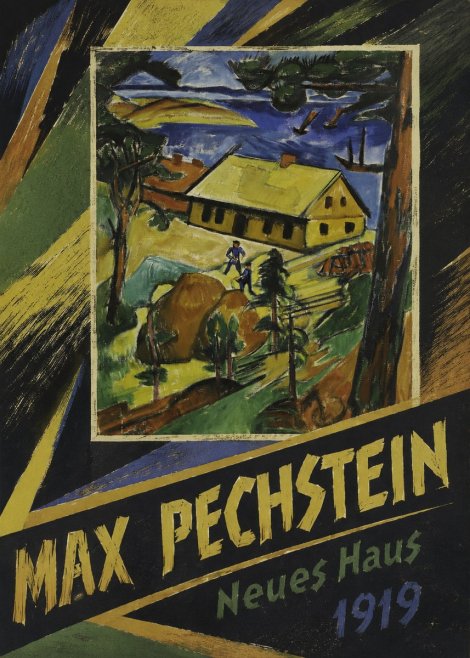 Max Pechstein Neues Haus No4 - Póster