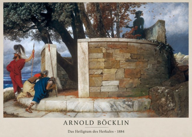 Arnold Böcklin Das Heiligtum Des Herkules II No2 - Póster