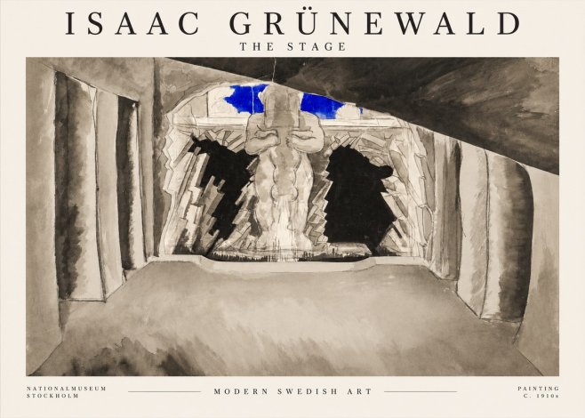 Isaac Grünewald The Stage No1 - Póster