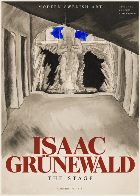 Isaac Grünewald The Stage No3 - Póster