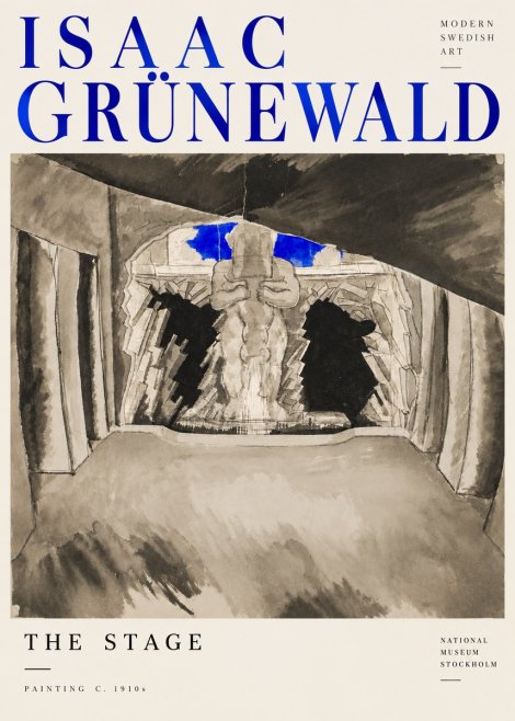 Isaac Grünewald The Stage No6 - Póster