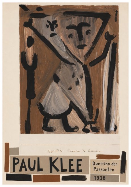 Paul Klee Duettino Der Passanten No4 - Póster