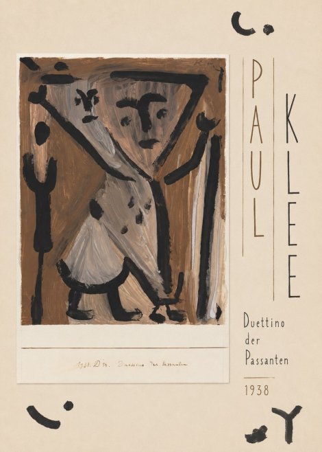 Paul Klee Duettino Der Passanten No5 - Póster