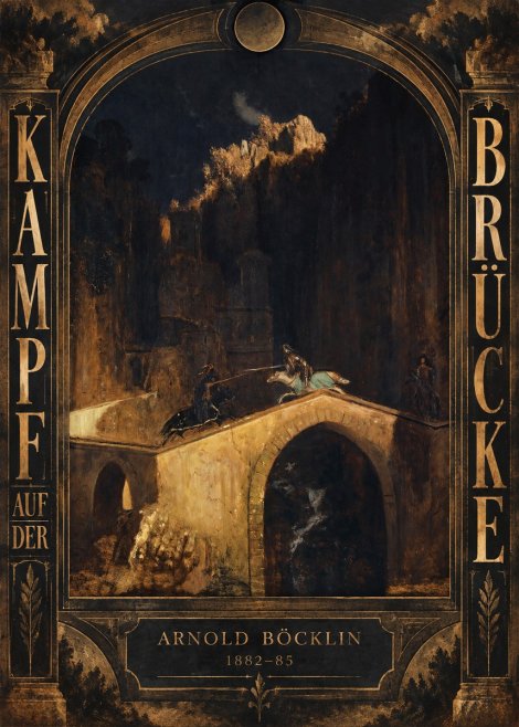Arnold Böcklin Kampf Auf Der Brücke No6 - Póster