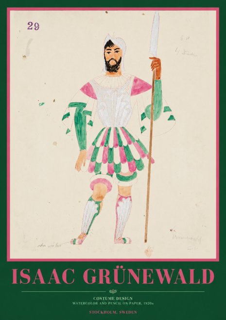 Isaac Grünewald Costume Design No. 29 No1 - Póster