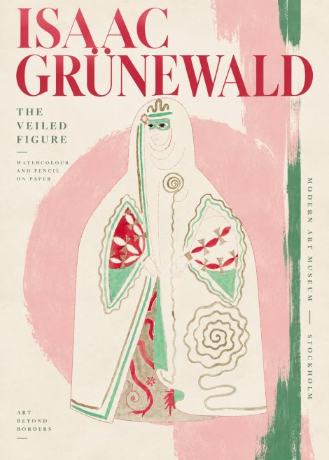 Isaac Grünewald The Veiled Figure No3 - Póster