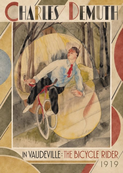 Charles Demuth In Vaudeville: the Bicycle Rider No2 - Póster