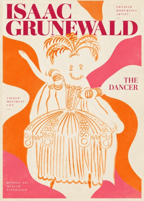 Isaac Grünewald The Dancer II No3 - Póster