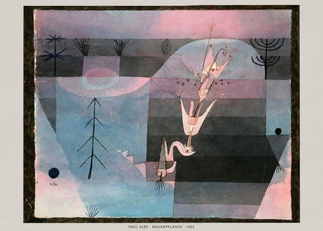 Paul Klee Mauerpflanze No5 - Póster