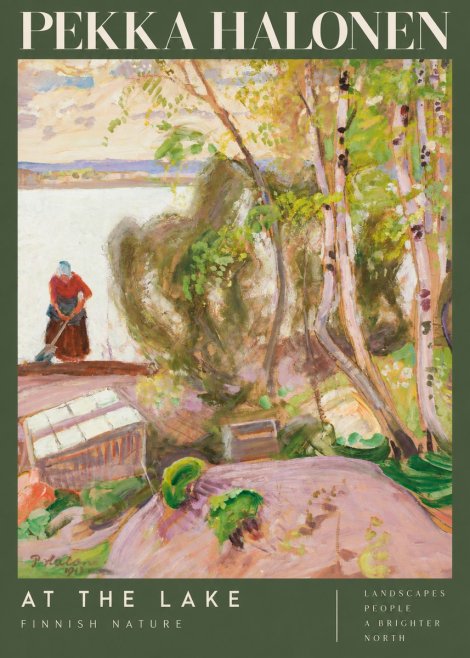 Pekka Halonen At the Lake No2 - Póster