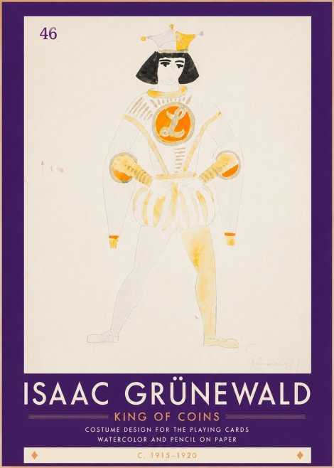 Isaac Grünewald King of Coins No3 - Póster
