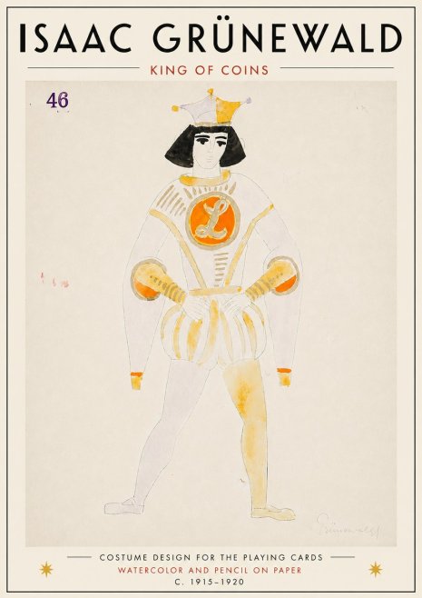 Isaac Grünewald King of Coins No6 - Póster