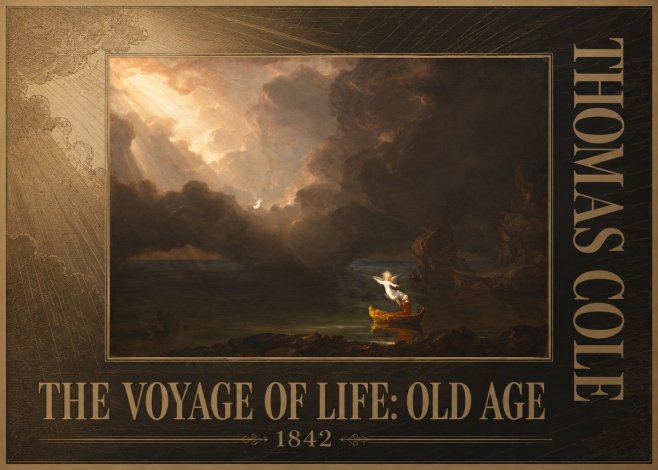 Thomas Cole The Voyage of Life: Old Age IV No5 - Póster