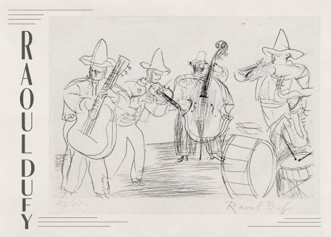 Raoul Dufy Musicians No2 - Póster