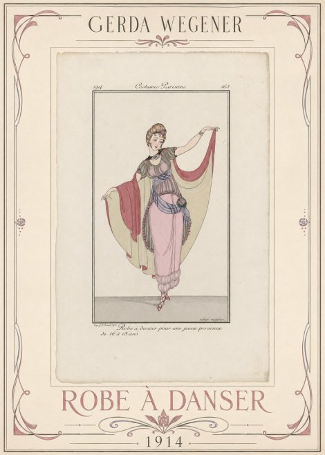 Gerda Wegener Robe À Danser No1 - Póster