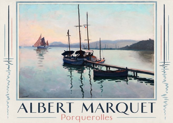 Albert Marquet Porquerolles No1 - Póster